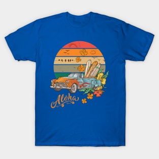 Aloha Vintage Hawaii Convertible T-Shirt